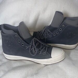 Men's Classic Gray High-Top Sneakers